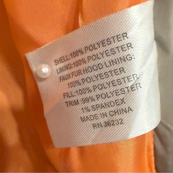 NWOT Gallery Faux Down Hood Utility Puffer Coat. Color: Lt. Sage. Size:Large - Picture 6 of 15